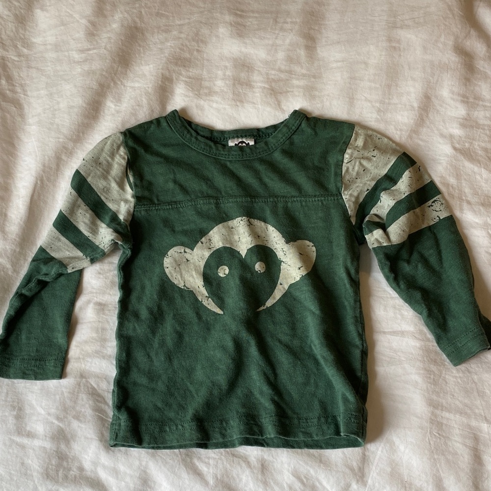 Appaman Long-Sleeve Monkey Graphic Tee